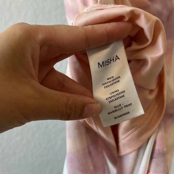 MISHA COLLECTIONS TILLIE MESH MIDI DRESS - Picture 11 of 14